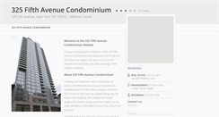 Desktop Screenshot of 325fifthnyc.com